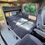 benedenbed uitgeklapt ford nugget Nuggy slaapplek 3