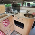 keukenblok Nuggy camperbus met wasbak