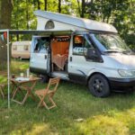 sfeerbeeld kamperen Ford Nugget Nuggy